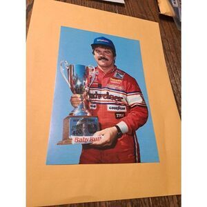 Vintage1988 Terry Labonte NASCAR 6x9 Postcard Budweiser Baby Ruth Jr Johnson Win